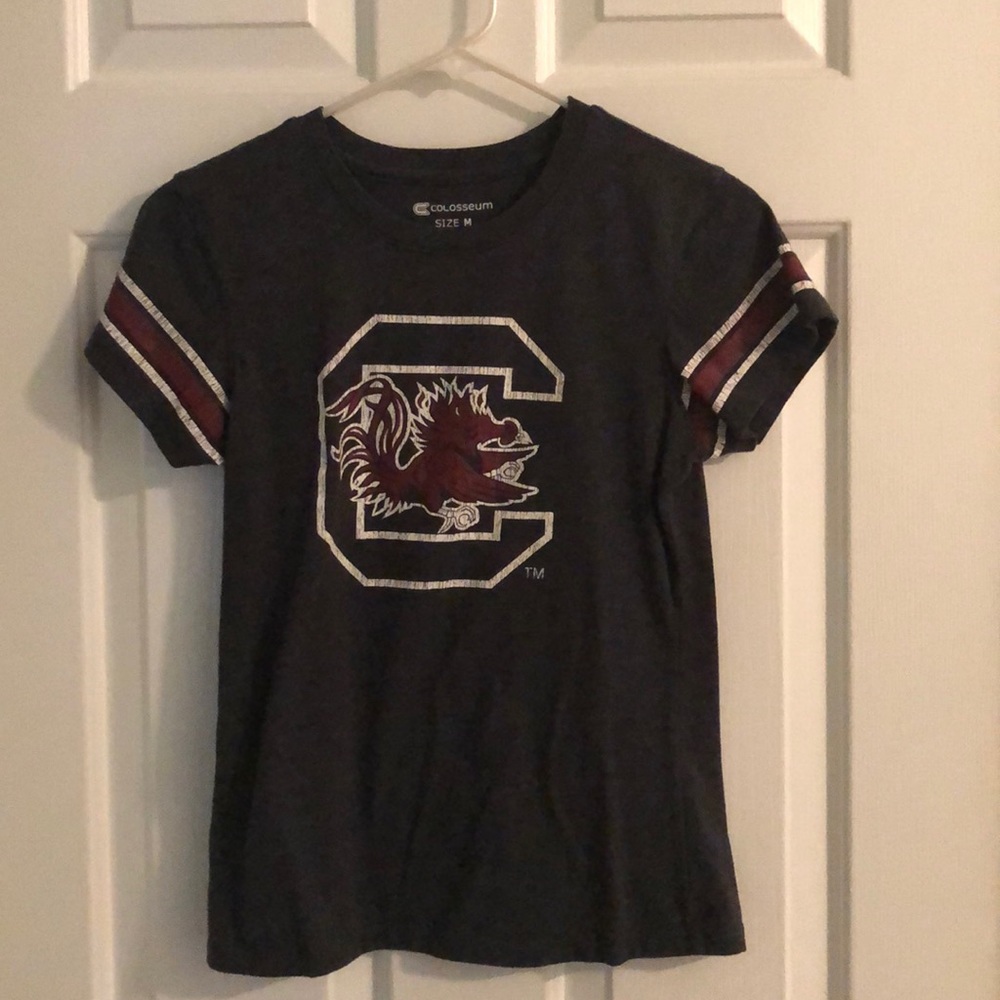 Short sleeve USC Gamecock womens fitted tee